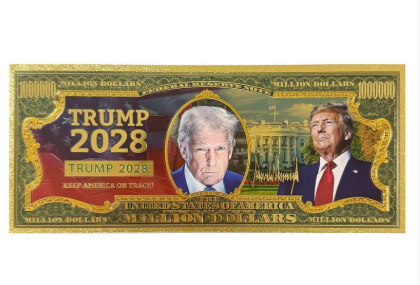 Presidential 2028 Gold Buck Bill