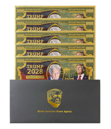 Presidential 2028 Gold Buck Bill