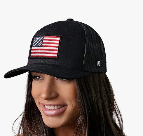 Black USA Hat