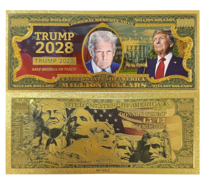 Presidential 2028 Gold Buck Bill