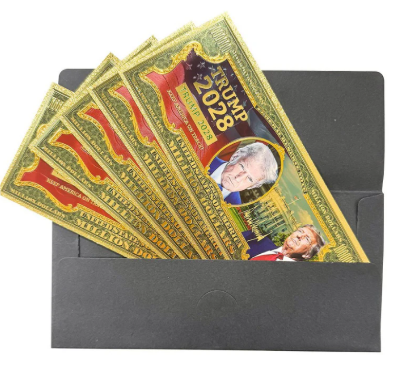 Presidential 2028 Gold Buck Bill