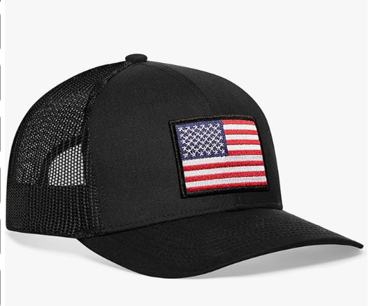 Black USA Hat