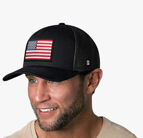 Black USA Hat